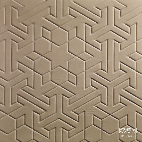 现代轻奢凹凸压纹肌理软包皮革纹理贴图下载