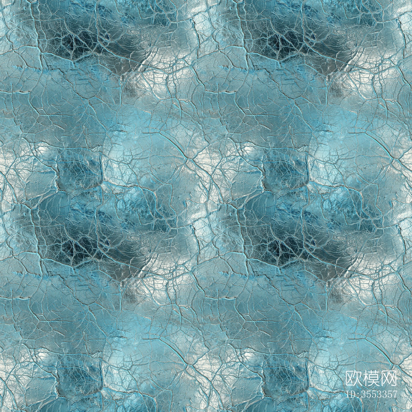蓝绿色纹理玻璃贴图下载