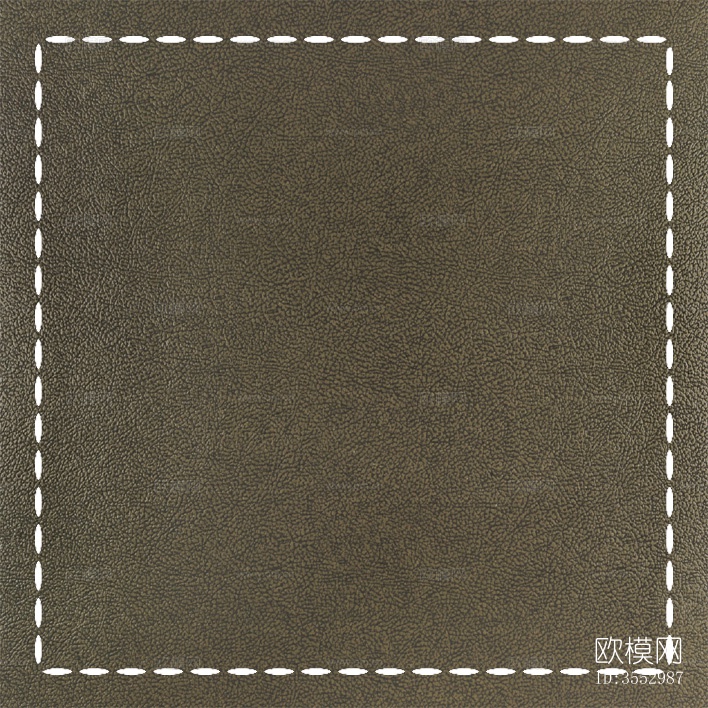 皮革-皮纹砖图案高清贴图下载（渲染图1）