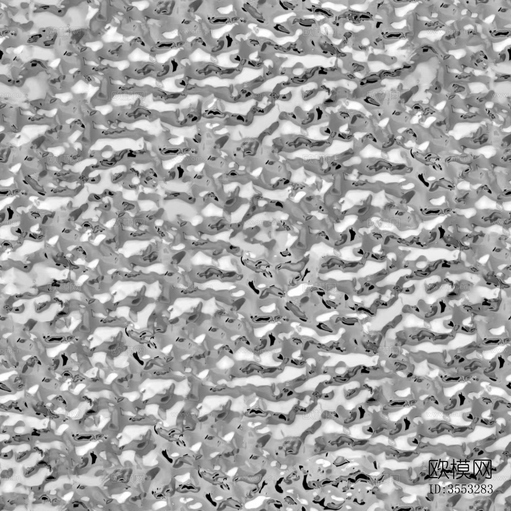 水波纹金属无缝贴图下载