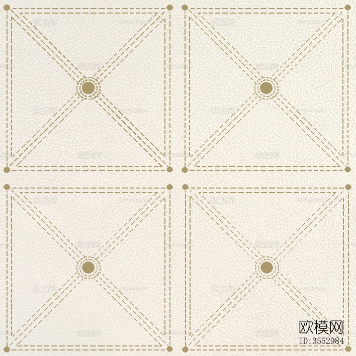 皮革-皮纹砖图案高清贴图下载（渲染图3）