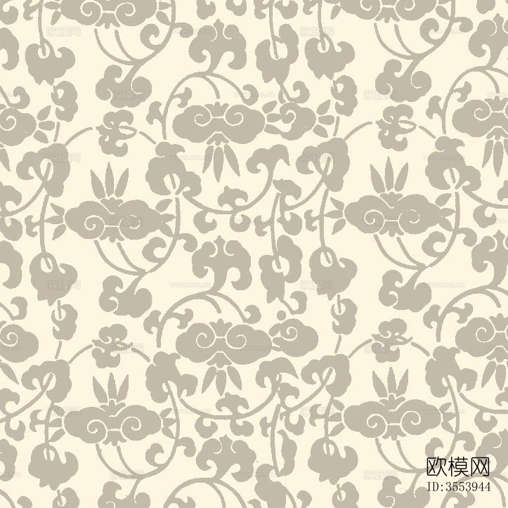 中式青瓷纹样纹理贴图图案花纹下载