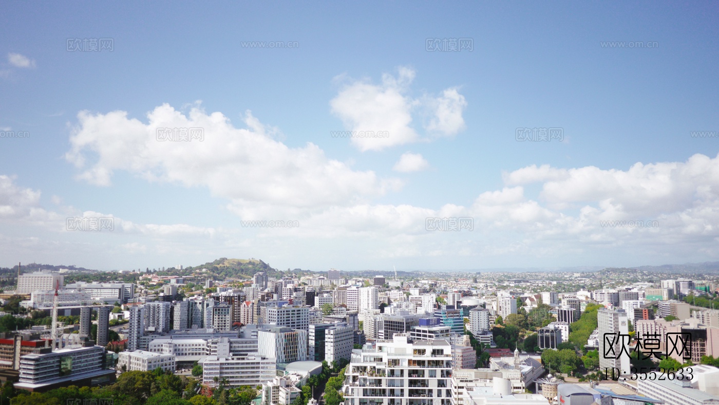 窗外城市外景贴图下载