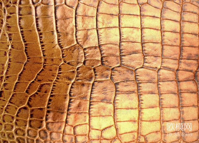 蛇皮现代皮革纹理皮图案布艺 壁纸 肌理 高清 贴图下载（渲染图2）