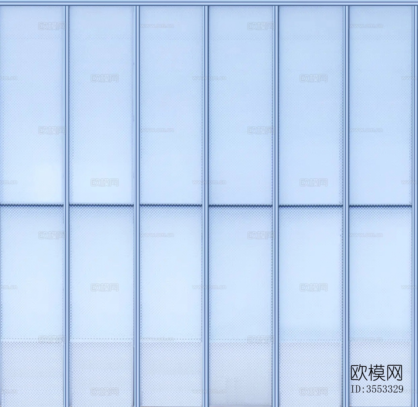 浅蓝色幕墙玻璃贴图下载