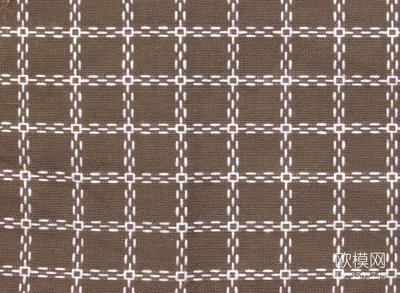 现代简约轻奢中式布艺格子布纹下载（渲染图1）