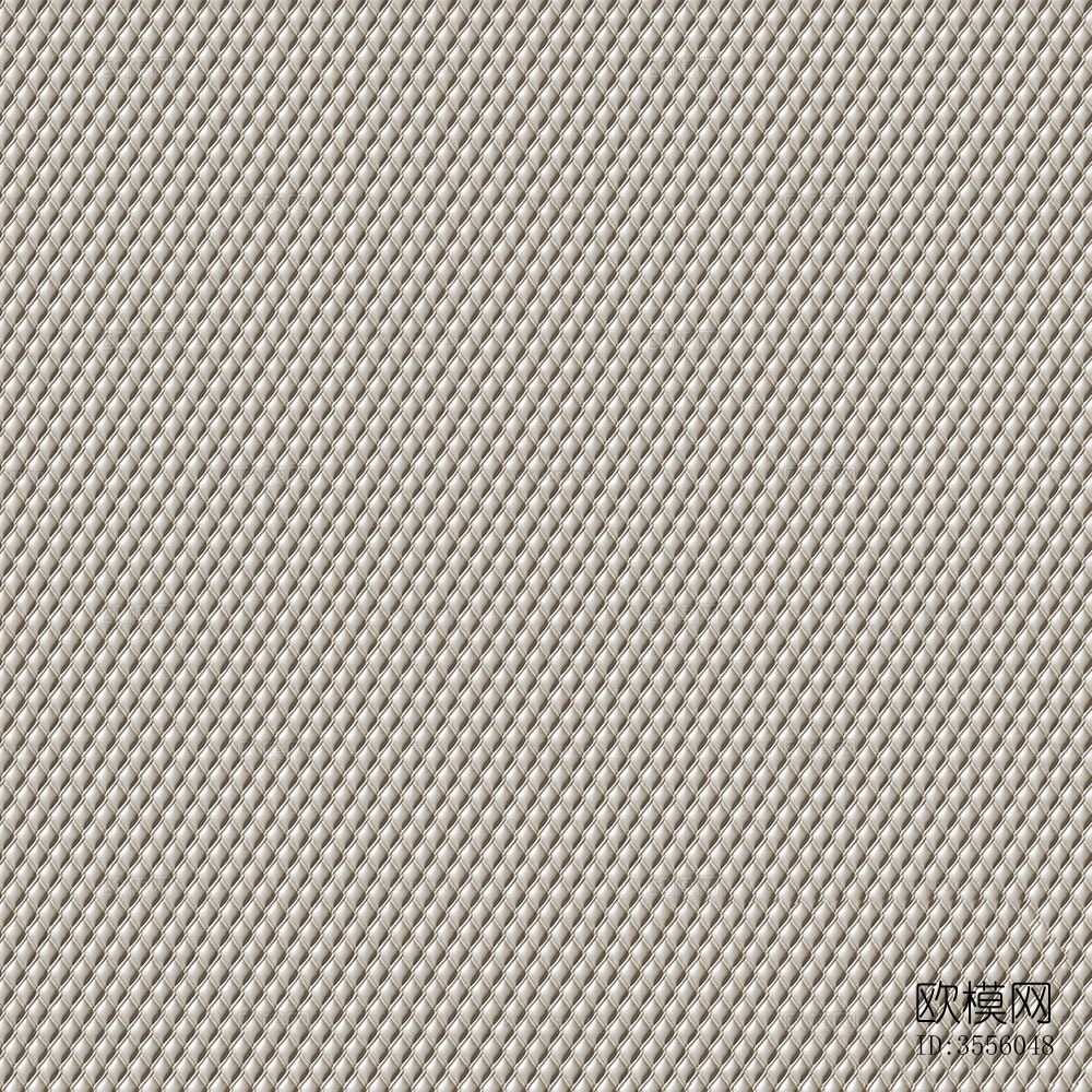 无缝米灰色菱形纹软包皮革贴图下载