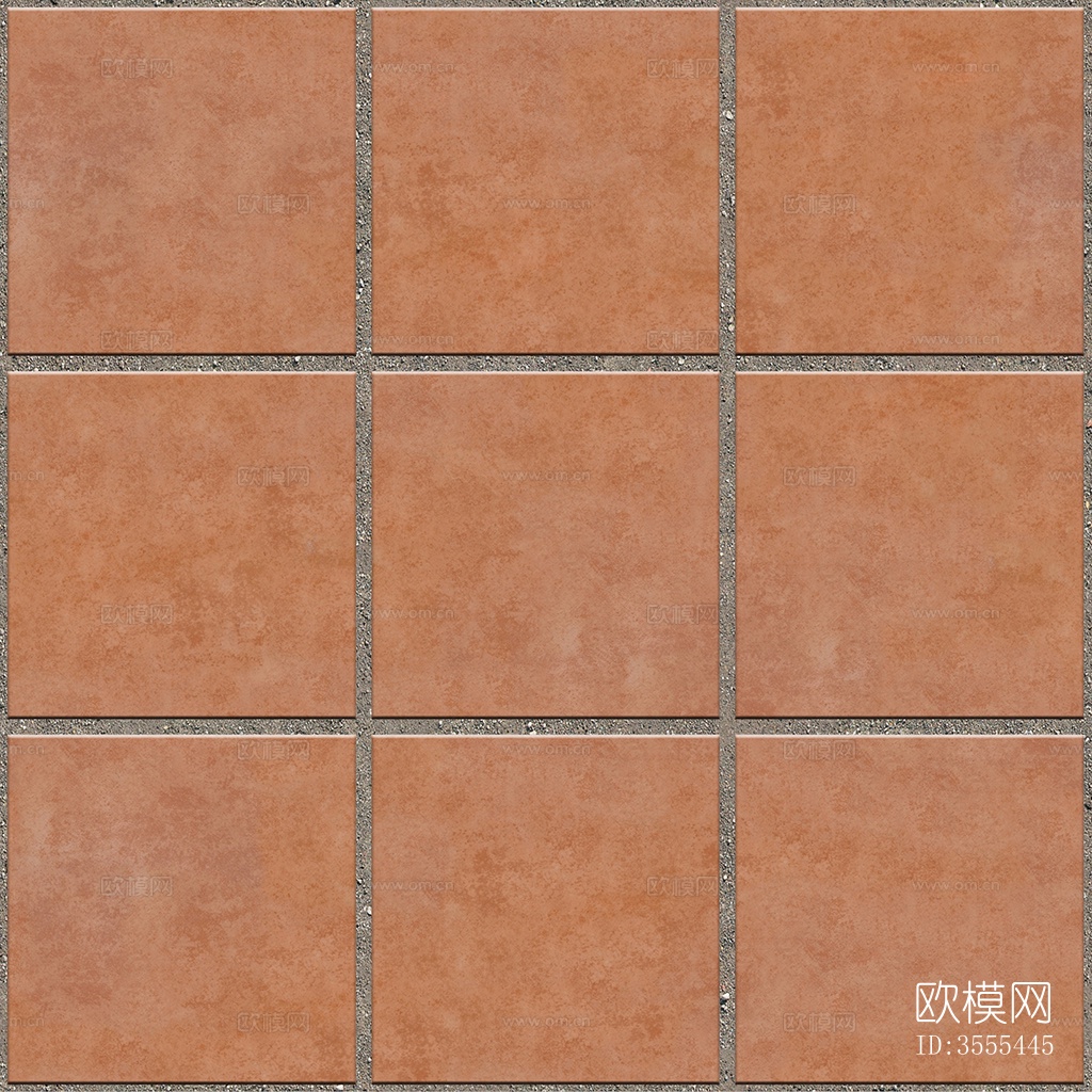 无缝红色陶瓦拼花地砖人行道路地面广场铺贴下载