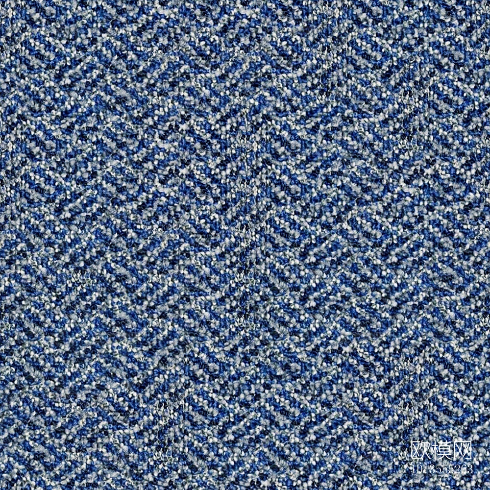 无缝现代酒店办公室蓝色暗纹肌理满铺地毯地垫下载