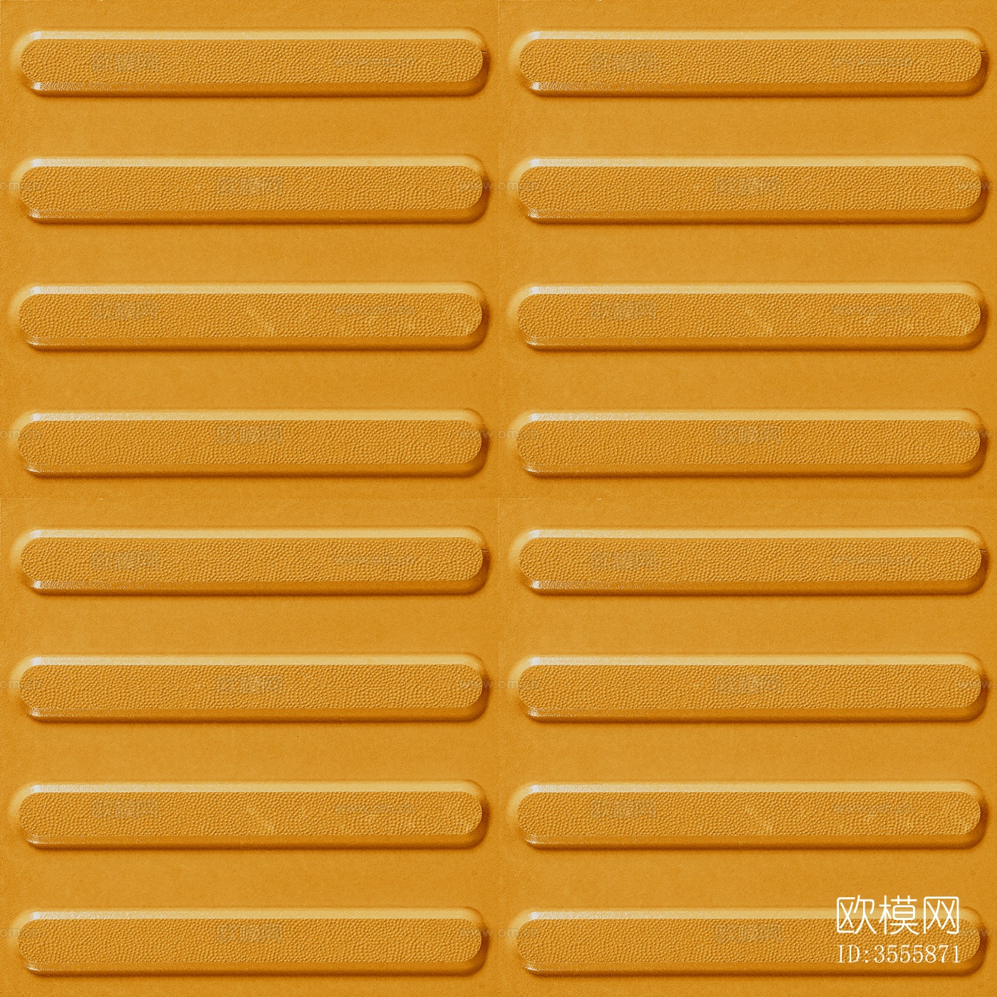 室外黄色盲道砖_人行道砖_透水砖_防滑砖_凹凸砖贴图下载