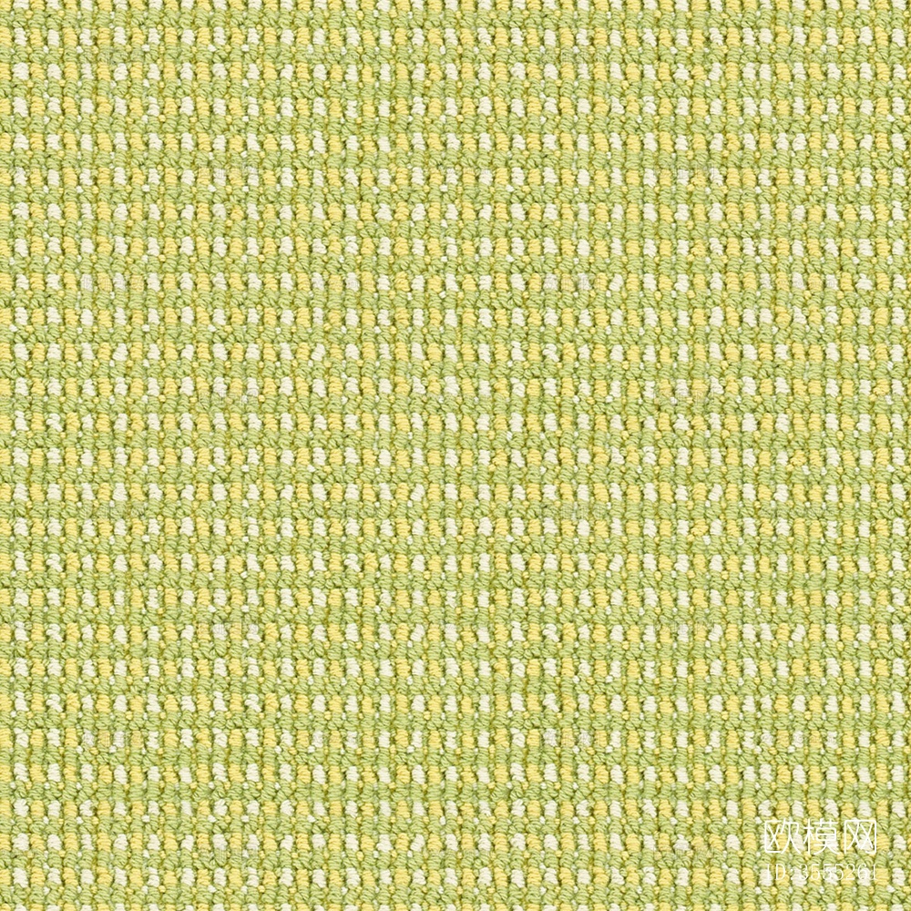 无缝现代酒店办公室黄绿色粗纹针织肌理满铺地毯地垫布纹布料面料下载