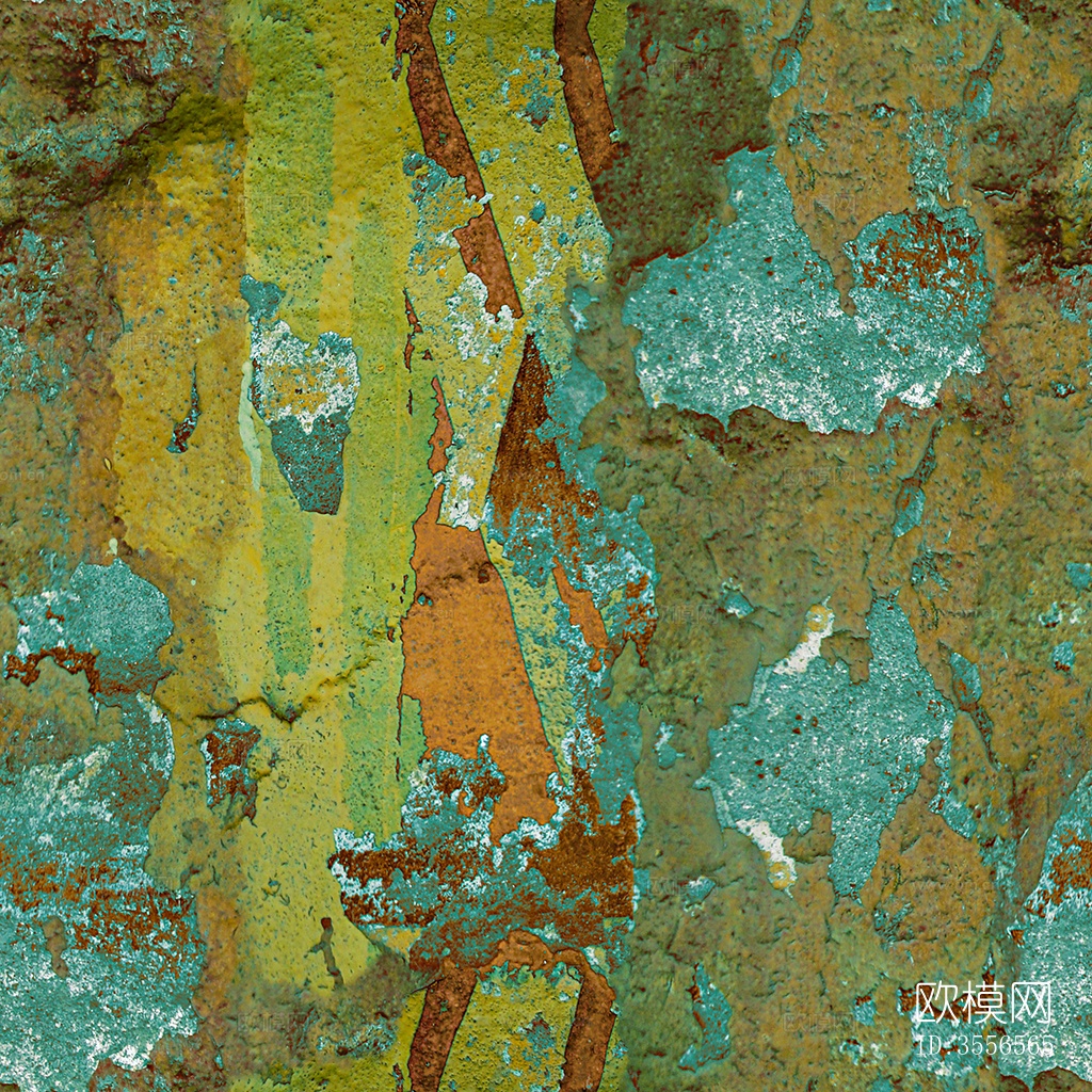 无缝绿色脏旧混凝土水泥墙面下载