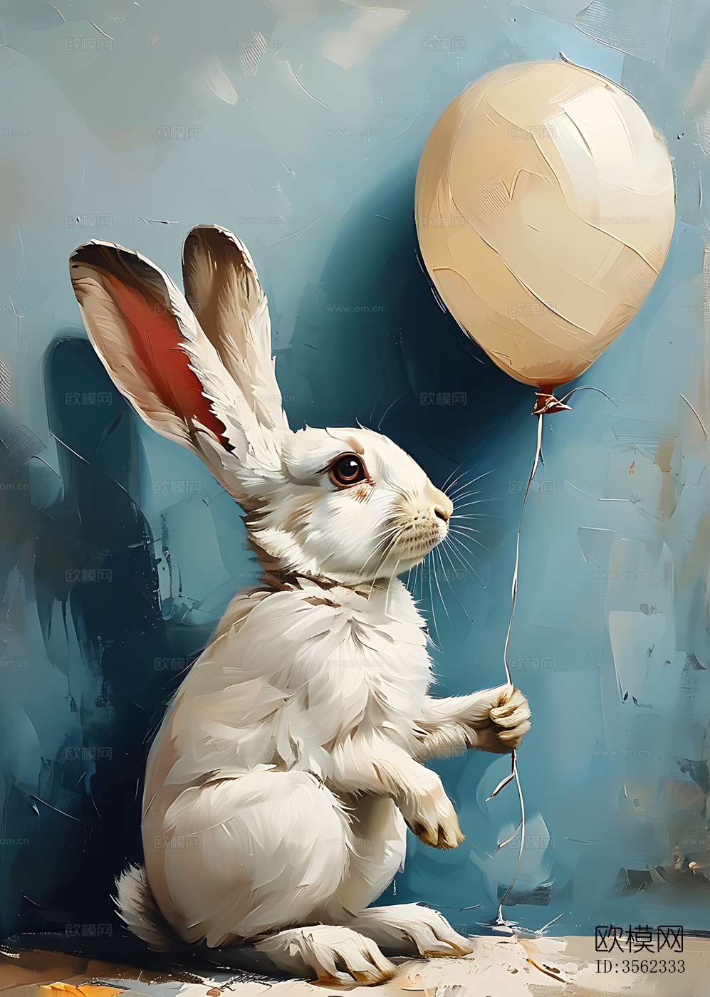 兔子艺术画下载