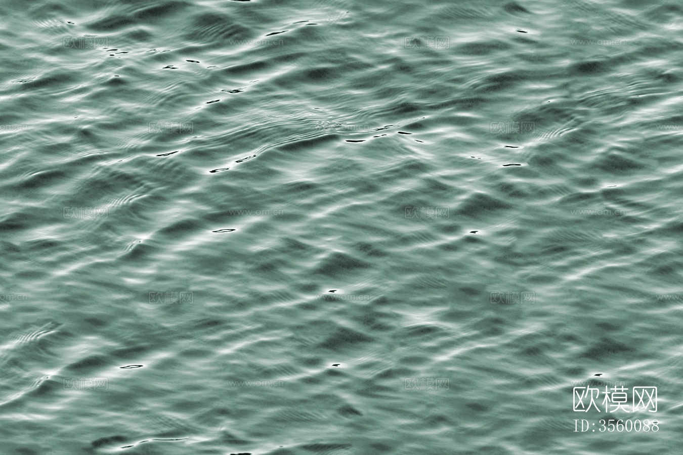 无缝绿色水波纹水面游泳池水池浪花海浪纹理下载