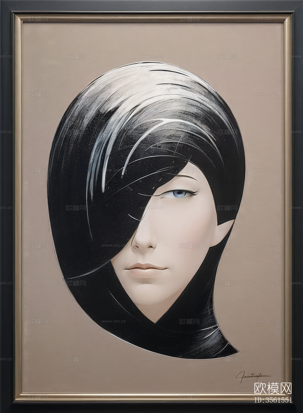 现代艺术挂画下载