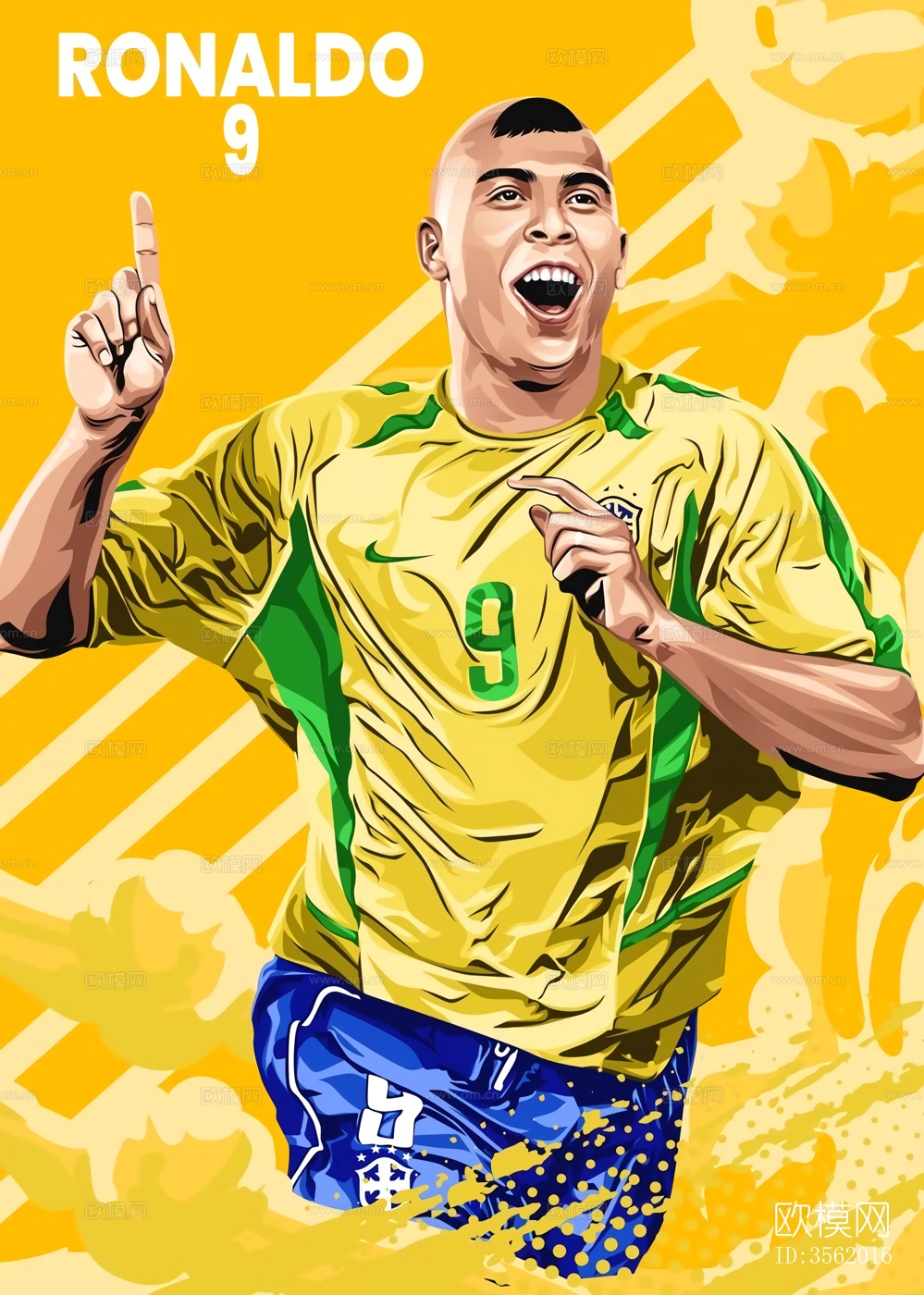 足球球星手绘图 球星头像图