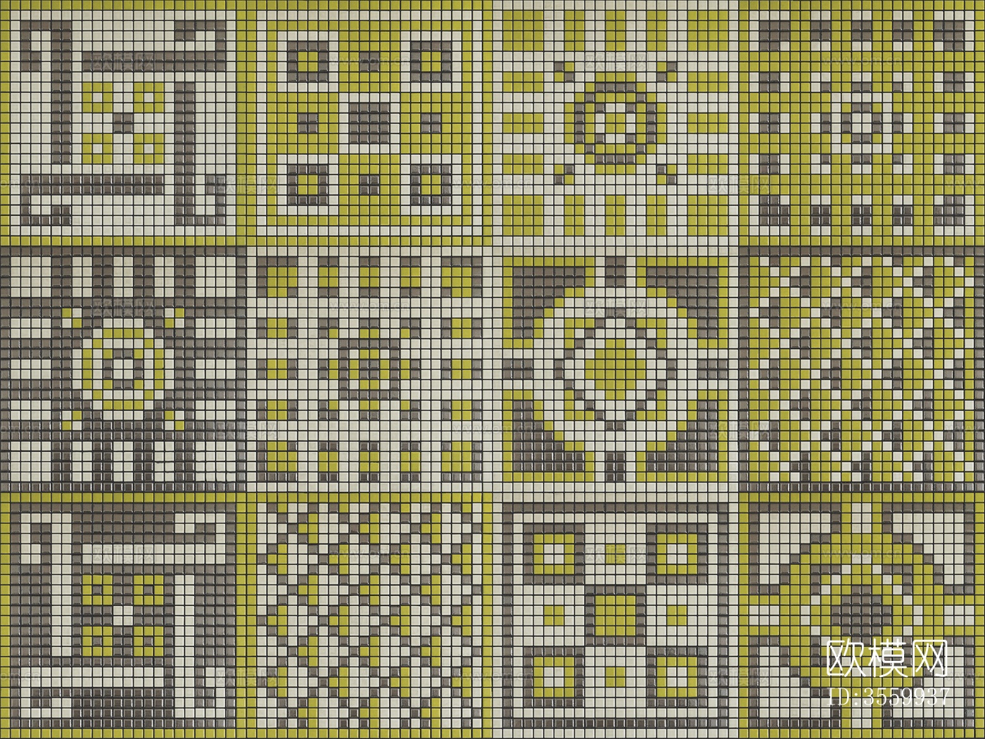 无缝拼花图案马赛克瓷砖拼花地砖墙砖瓷砖下载