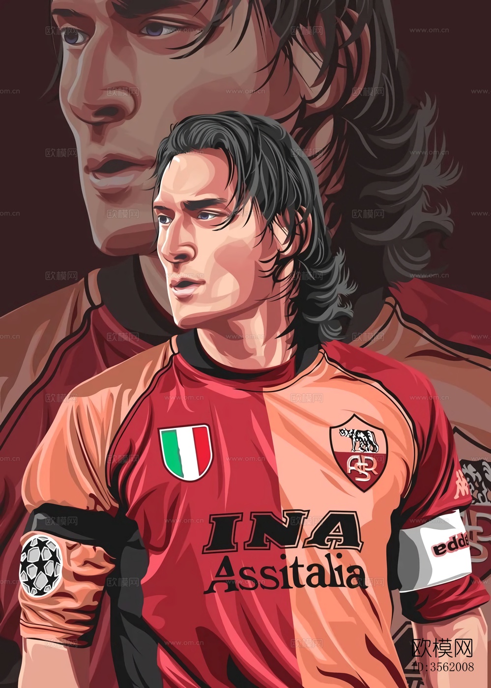 足球球星手绘图 球星头像图