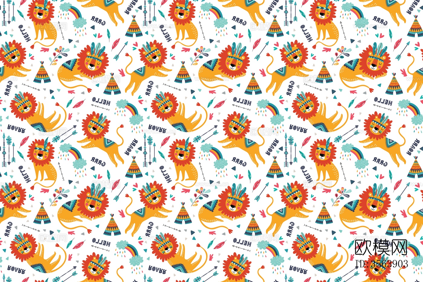 无缝儿童房卡通壁纸下载