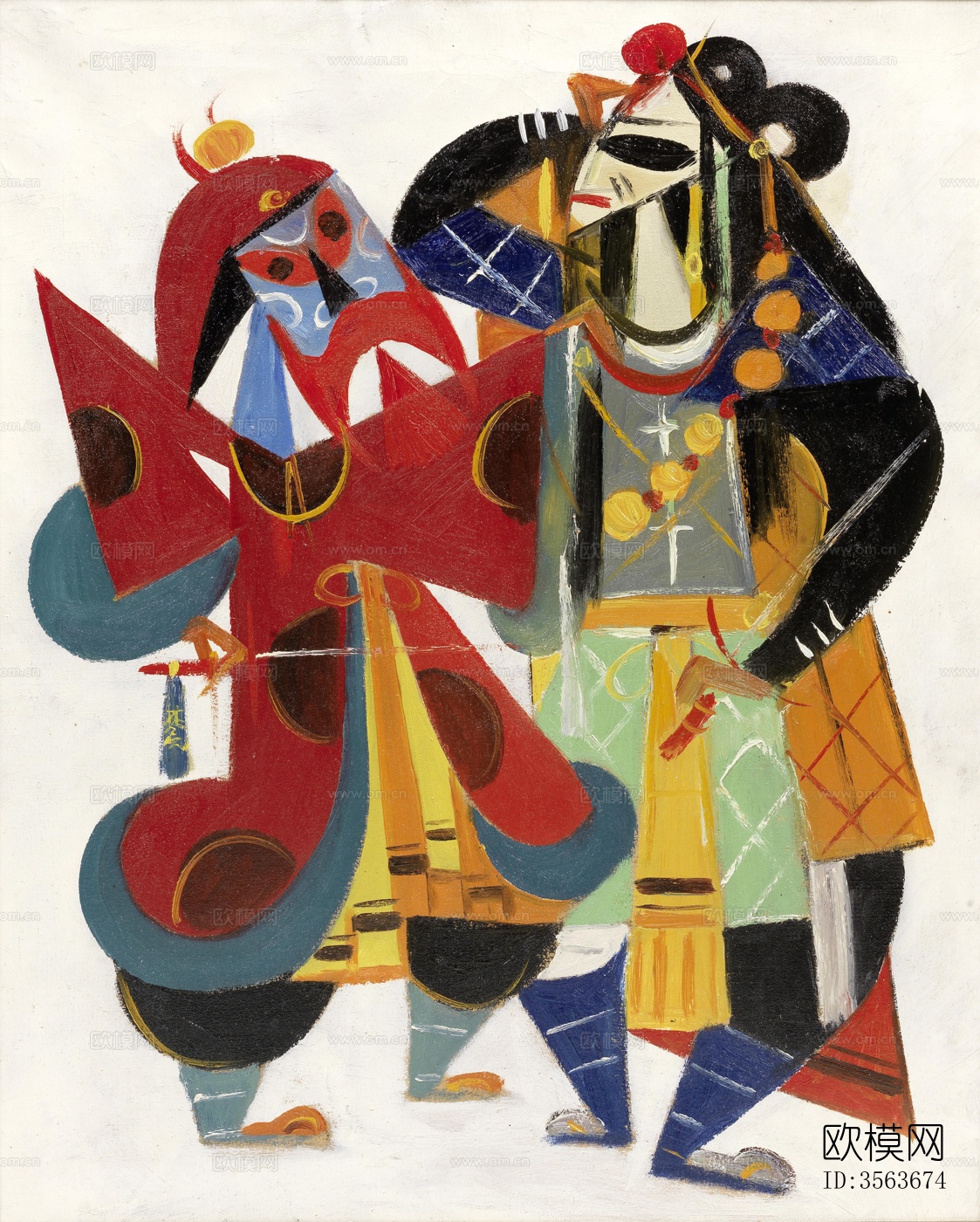 中国著名书画家作品 林风眠作品 国画下载