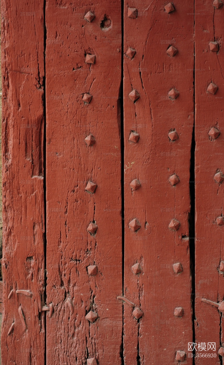 旧老木头带镶嵌金属 木板 旧木板 旧木头下载（渲染图2）