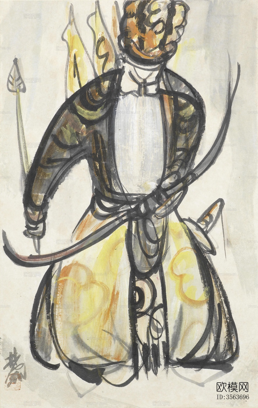 中国著名书画家作品 林风眠作品 国画下载