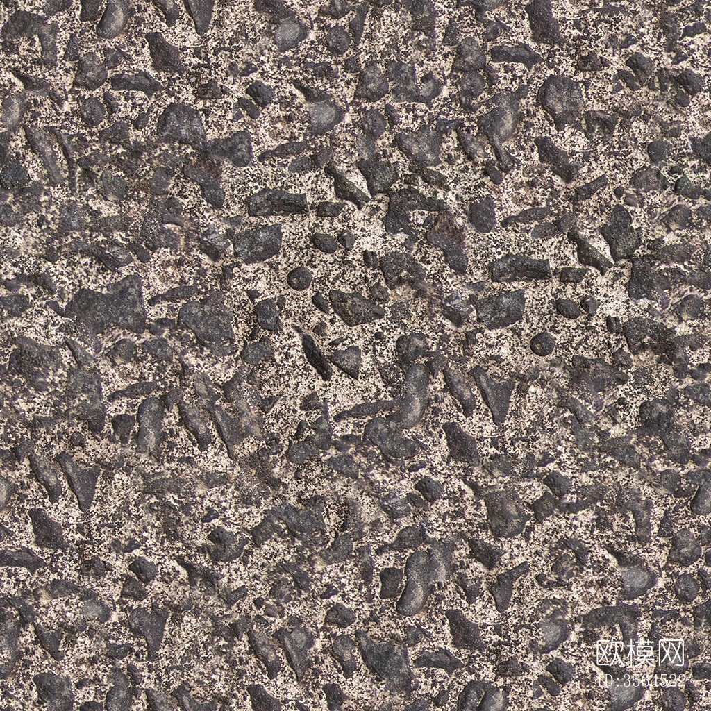 无缝灰色鹅软石碎石人行道路地面街道广场铺贴下载