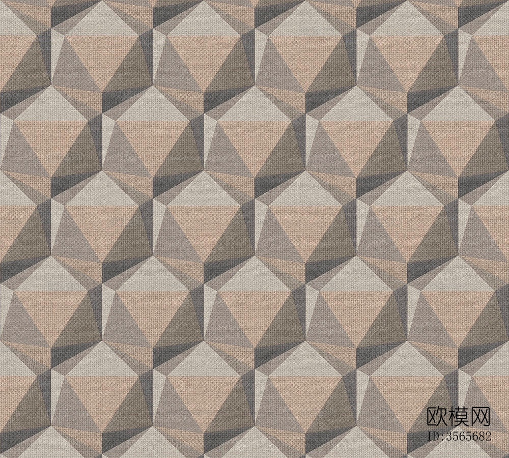 灰咖色几何壁纸下载