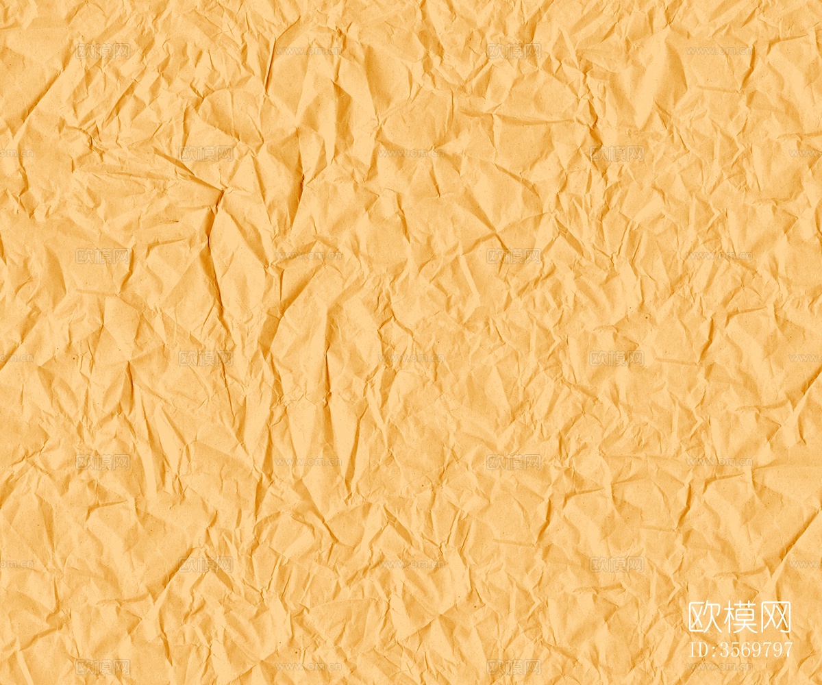 无缝黄色褶皱纹理纸张质感壁纸下载
