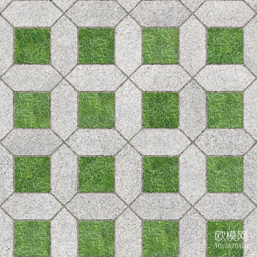 无缝植草砖贴图 (2)下载