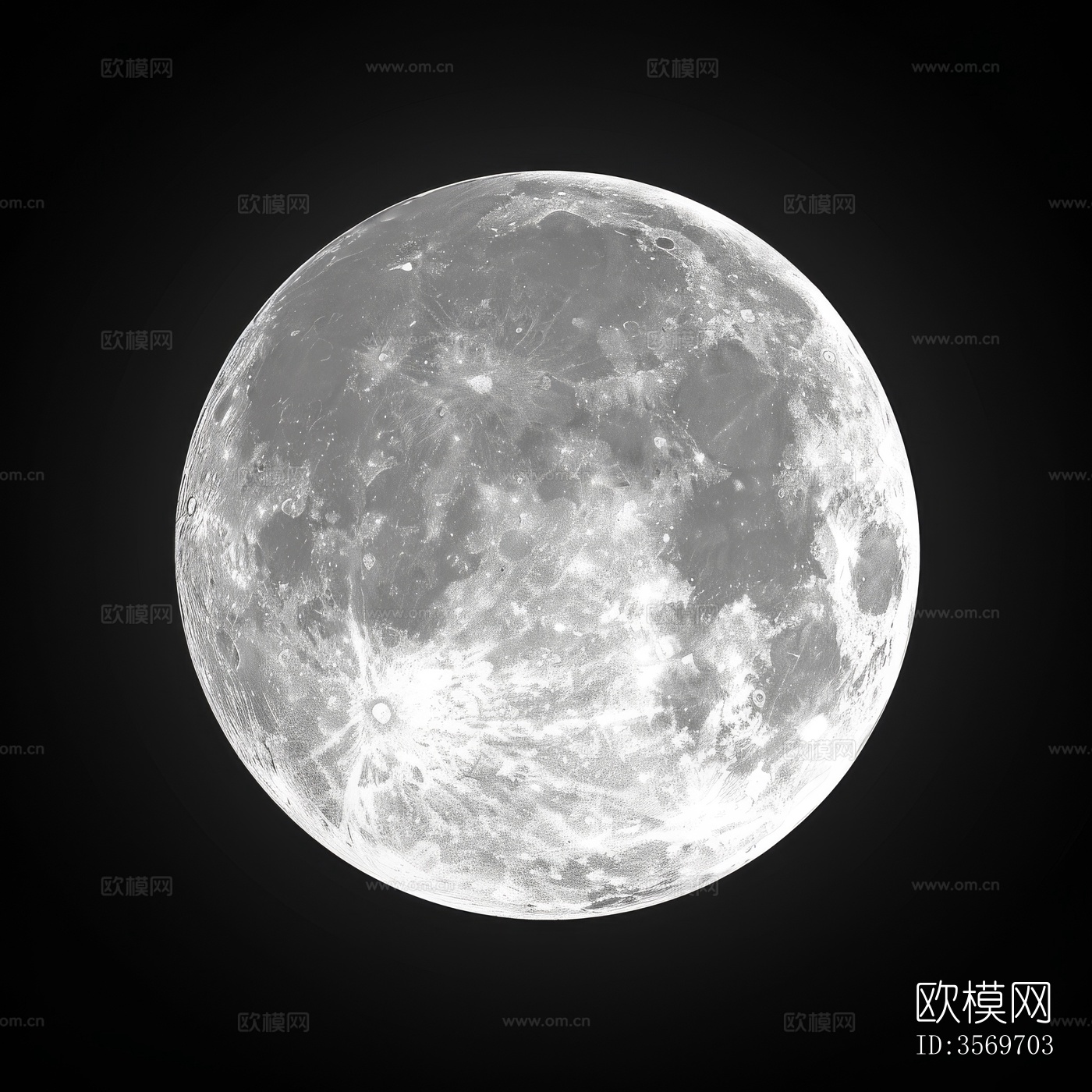 月球表面月亮星球元素贴图