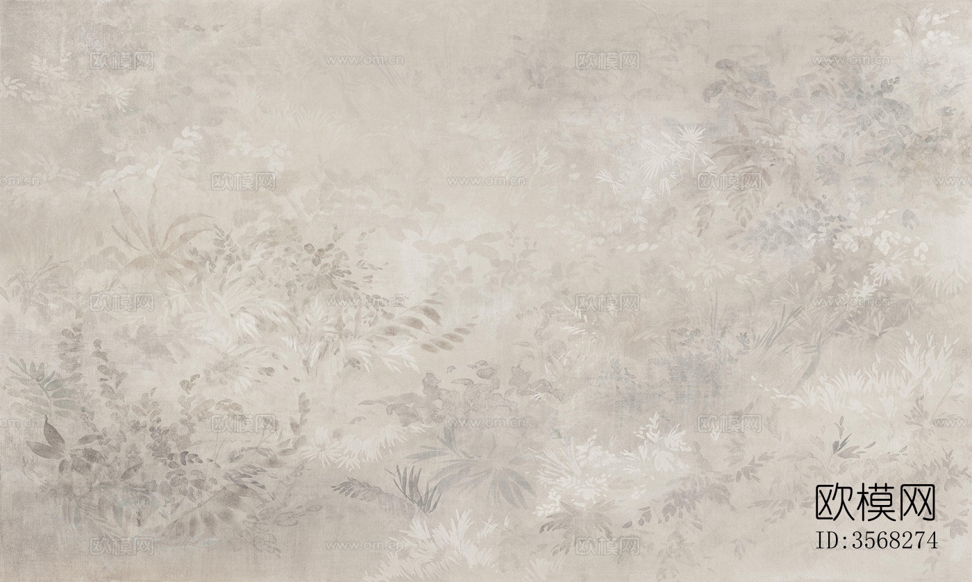 植物暗纹壁纸贴图下载