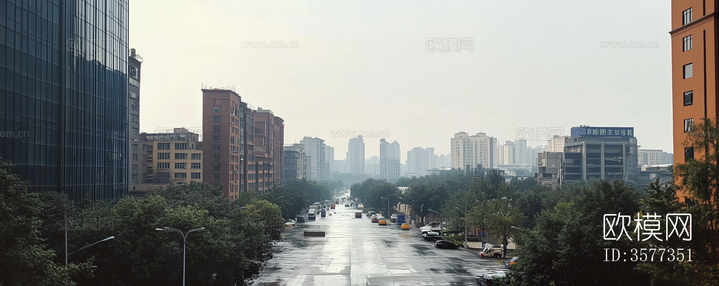 白天小区建筑外景下载