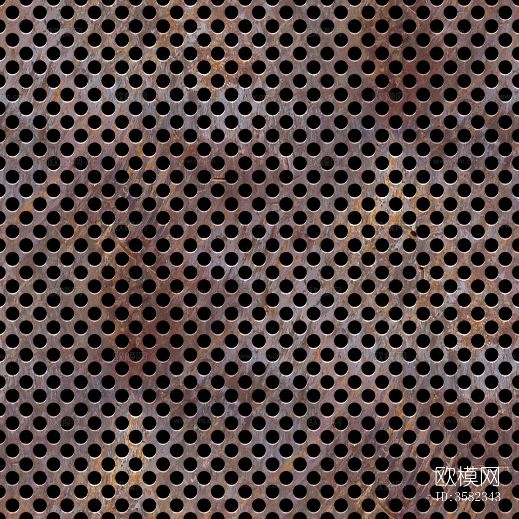 穿孔铝板 穿孔金属板 穿孔板 旧金属穿孔板下载（渲染图5）