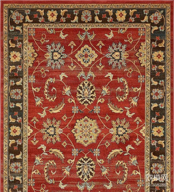 超清中式地毯贴图下载