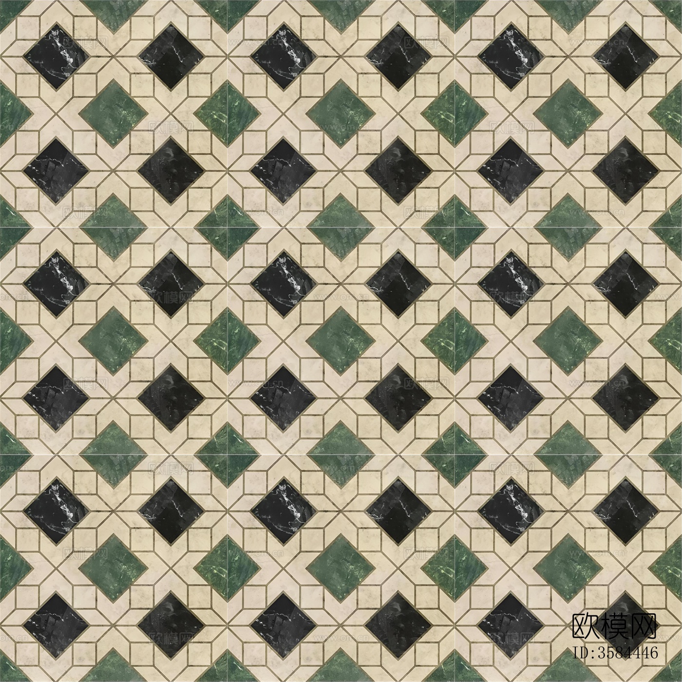 摩洛哥复古彩色花砖下载