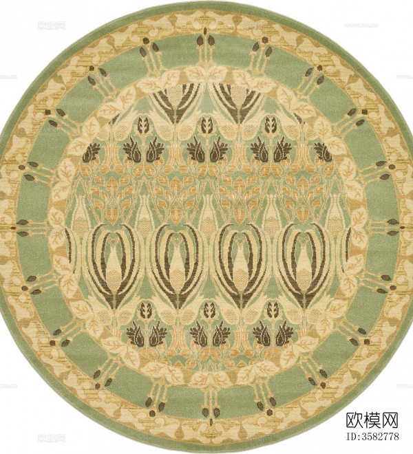 超清中式地毯贴图下载