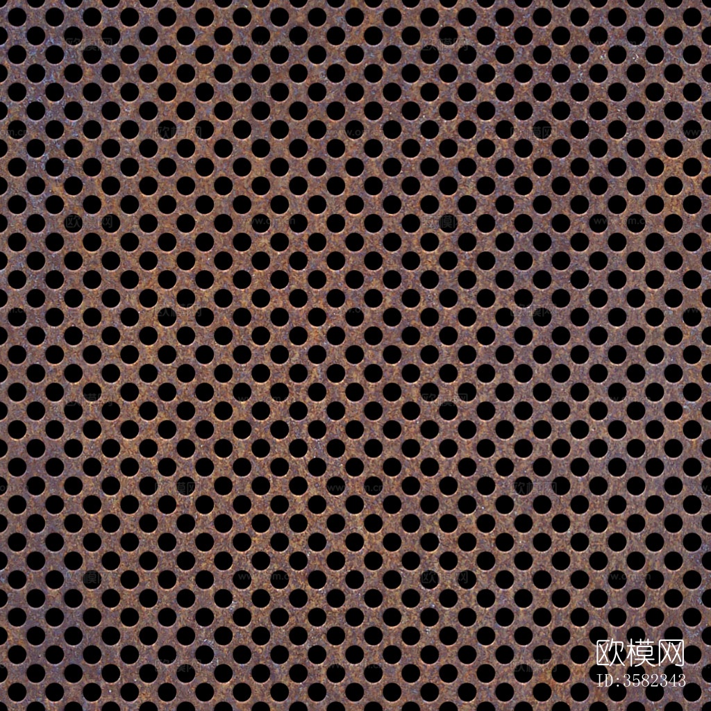 穿孔铝板 穿孔金属板 穿孔板 旧金属穿孔板下载（渲染图3）