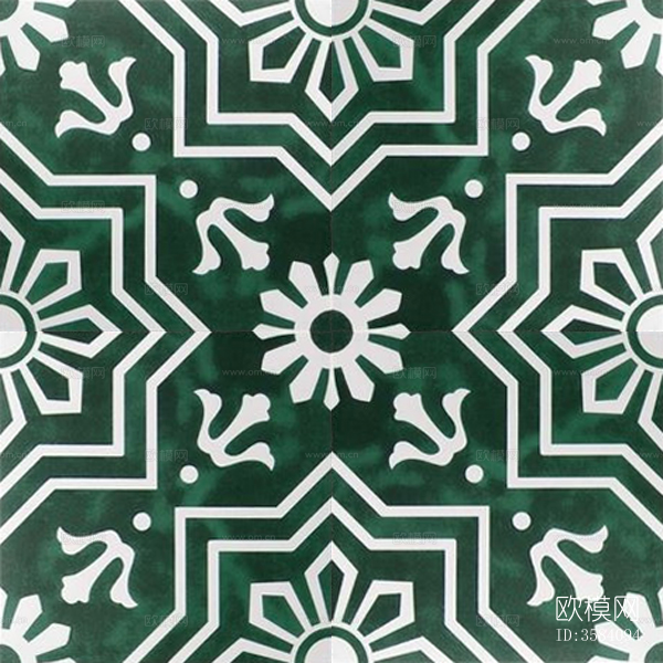 复古彩色拼花花砖下载