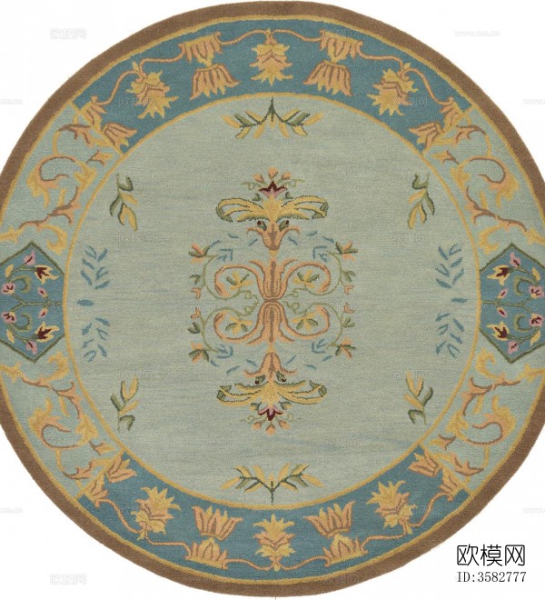 超清中式地毯贴图下载