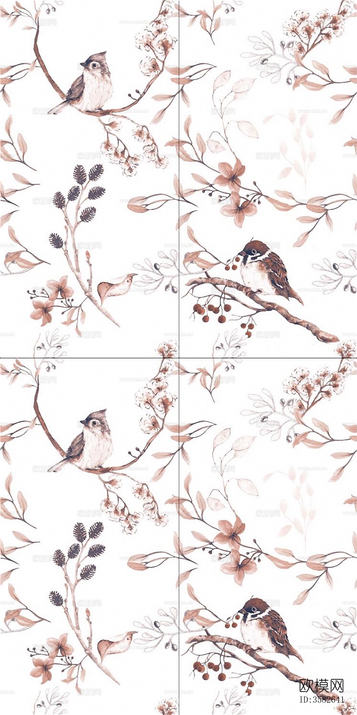 物印花花砖下载