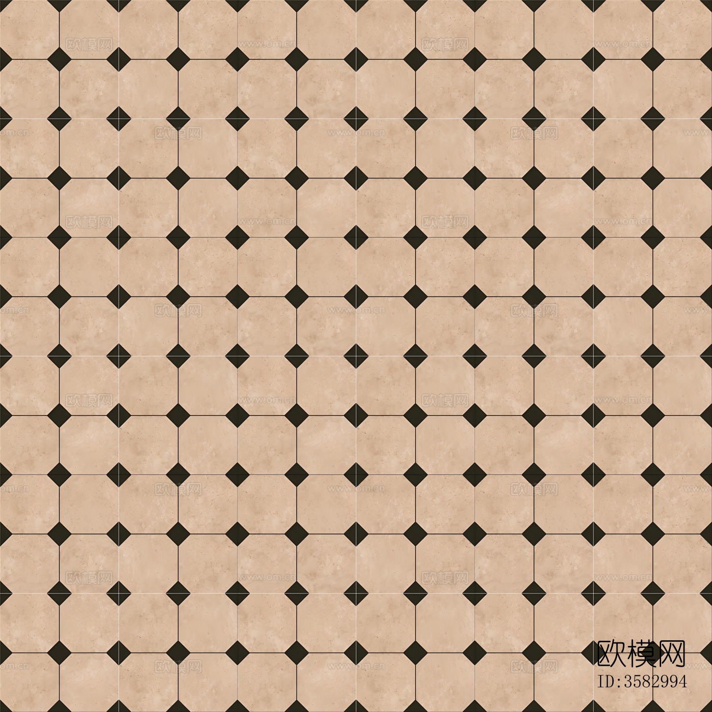 古米黄格子拼花瓷砖花砖下载