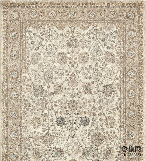 超清中式地毯贴图下载