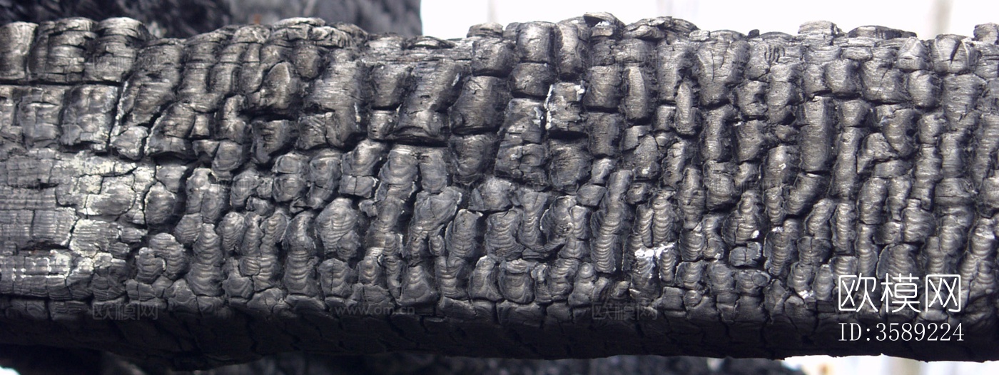 木材-燃烧过的木梁10张贴图下载（渲染图4）