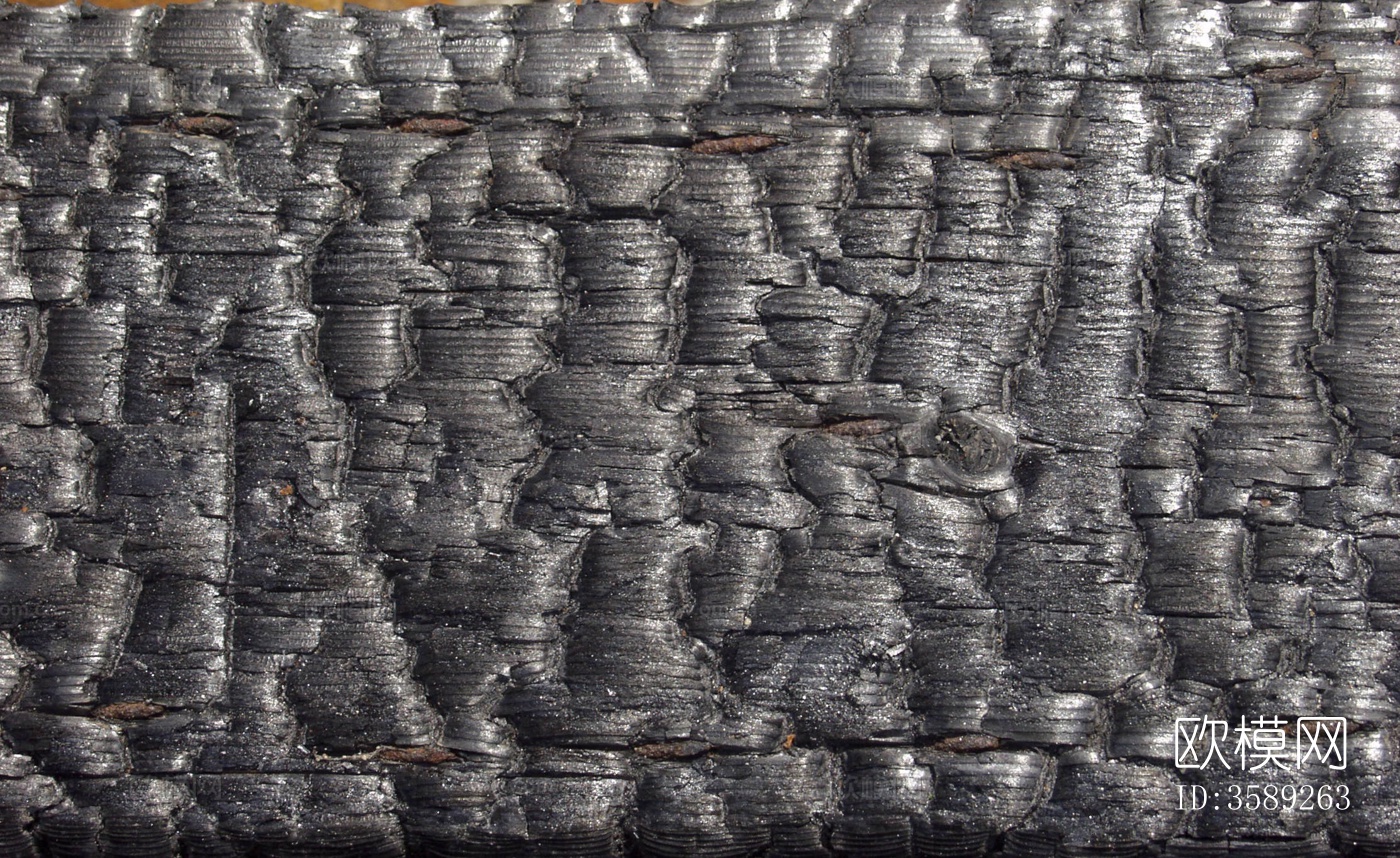 木材-燃烧过的10张贴图特写镜头下载（渲染图7）