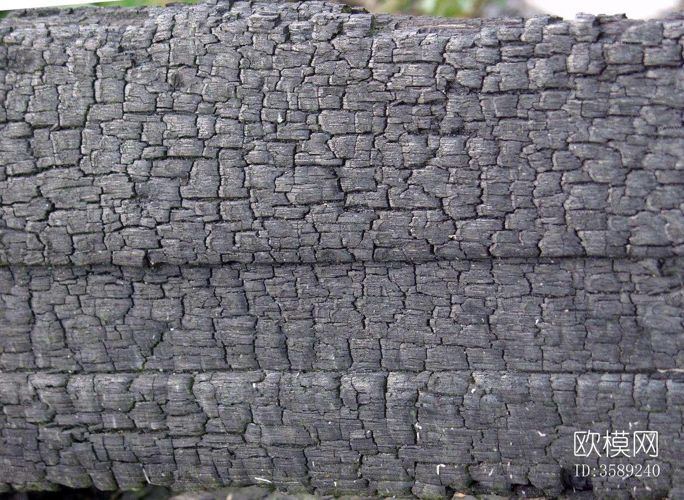 木材-燃烧过的木梁10张贴图下载（渲染图3）