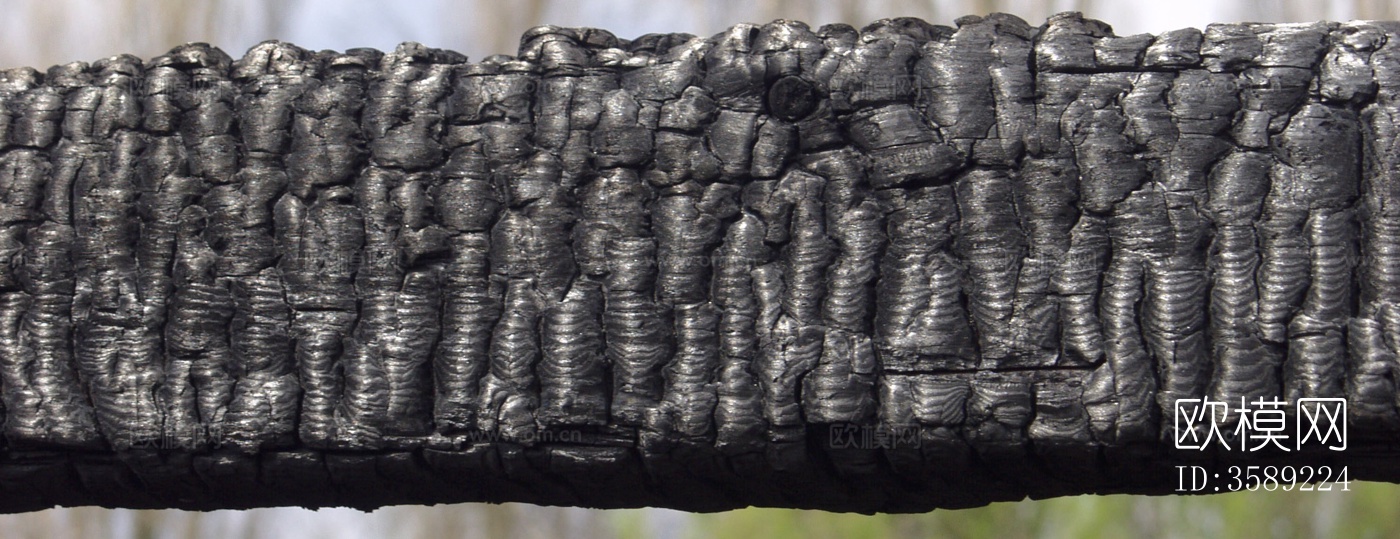 木材-燃烧过的木梁10张贴图下载（渲染图7）