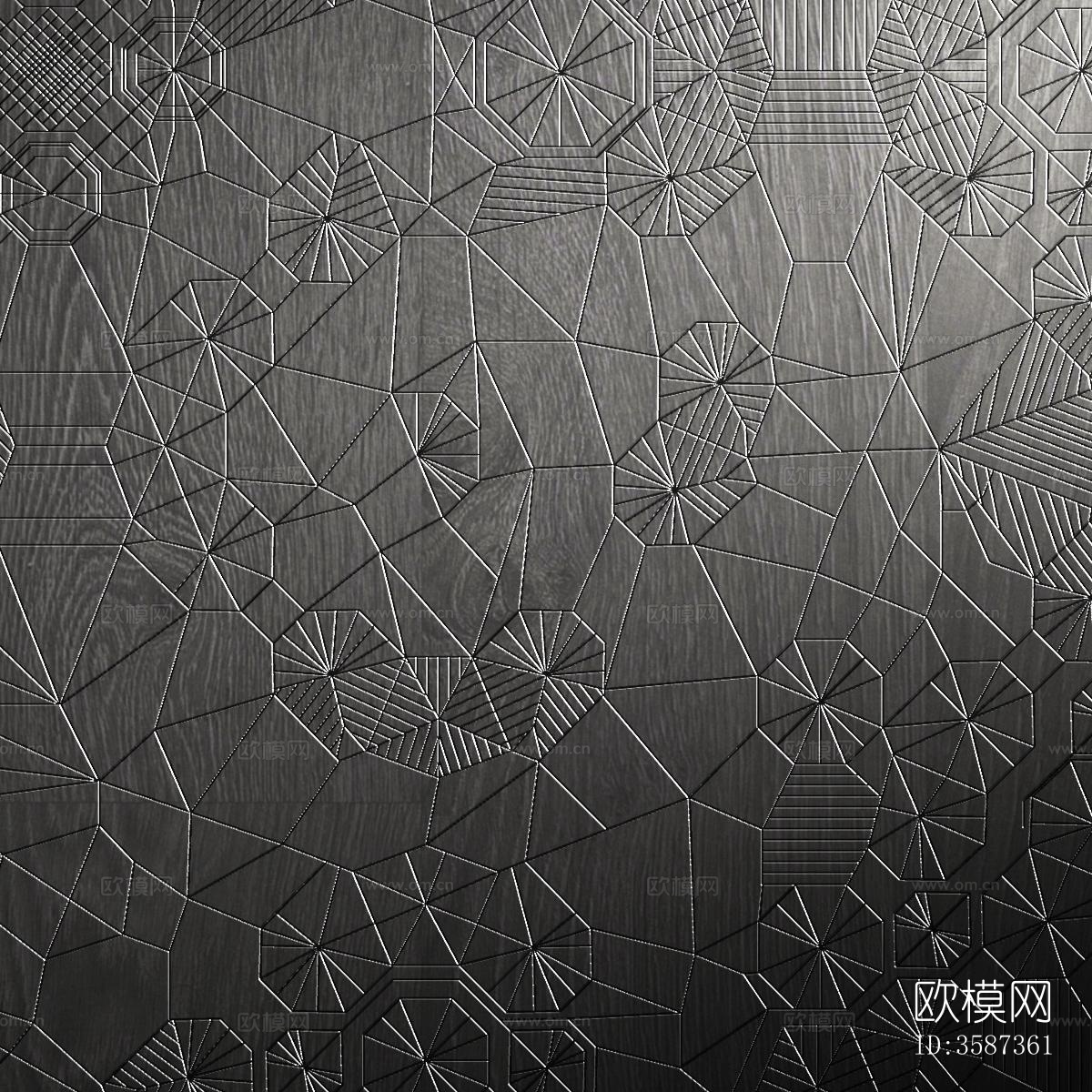 雕刻花纹木饰面贴图下载