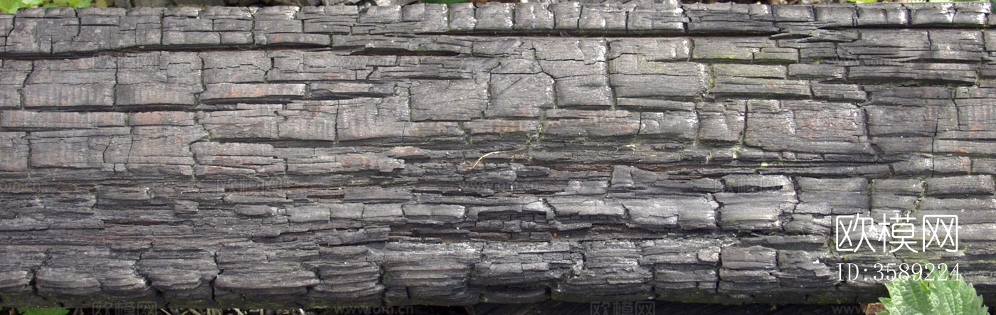 木材-燃烧过的木梁10张贴图下载（渲染图3）