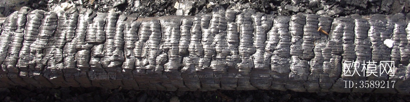 木材-燃烧过的木梁10张贴图下载（渲染图5）